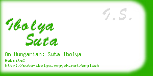 ibolya suta business card